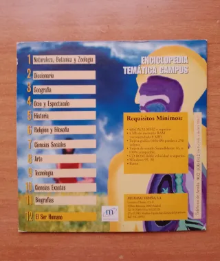 Colección CD-Rom Enciclopedia temática Campus.