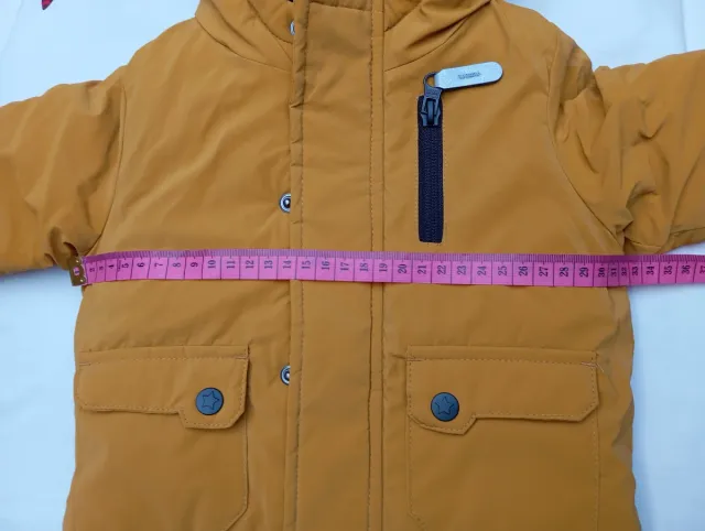 Chaqueta bebé 3 meses mostaza