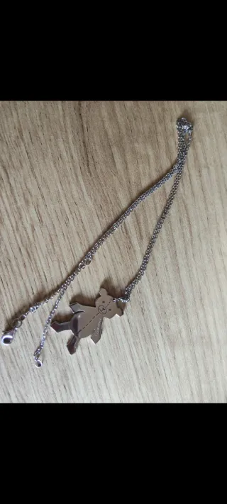 Collana Orsetto Argento