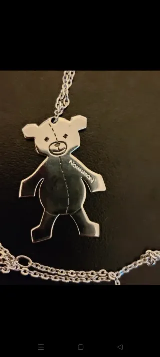 Collana Orsetto Argento