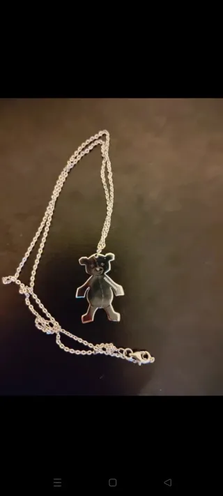 Collana Orsetto Argento