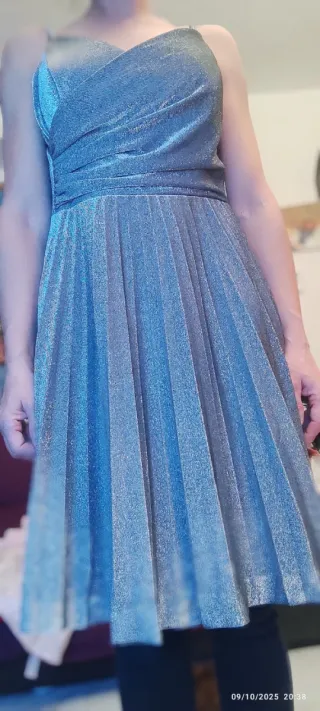 Espero oferta Vestido fiesta azul brillante
