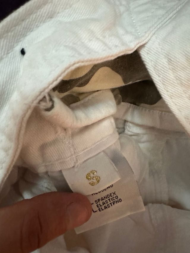 Peto falda blanco con camuflaje talla s