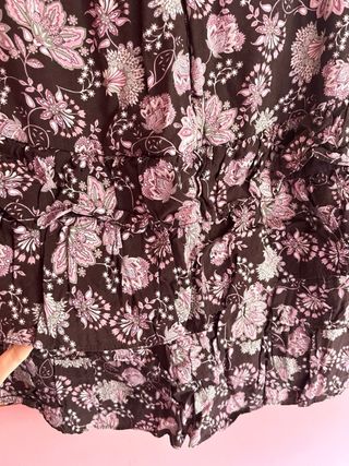 Falda estampada volantes Talla L