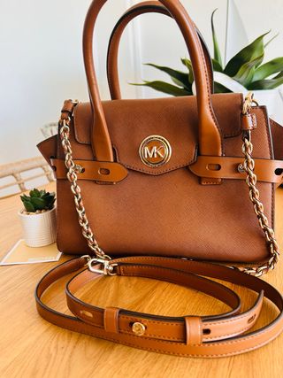 Bolso Michael Kors Satchel Caramelo Original