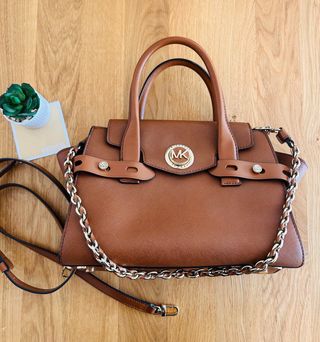 Bolso Michael Kors Satchel Caramelo Original