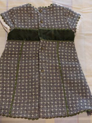 Conjunto vestido y rebeca invierno Talla 3