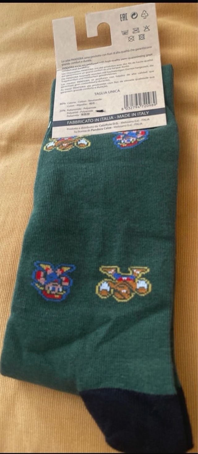 Calze Pandora Uomo Pixel Art Tg Unica