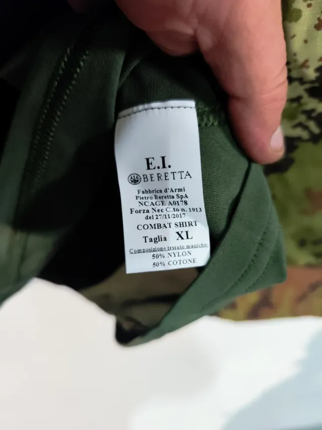 Maglia Combat Esercito Italiano Beretta XL Verde
