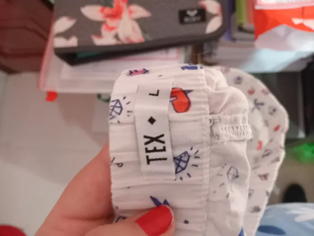 Pantalón corto estampado marinero Talla L