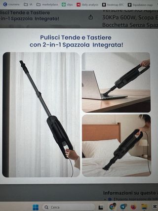 Aspirapolvere Verslife C8 PRO con Filo