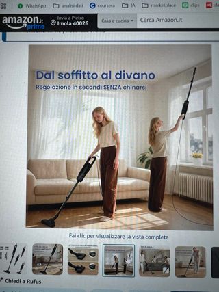 Aspirapolvere Verslife C8 PRO con Filo