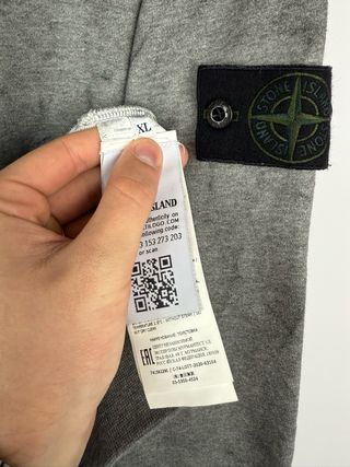 Grey Stone Island Dust Colour treatment sweatshirt