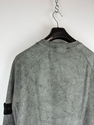 Grey Stone Island Dust Colour treatment sweatshirt