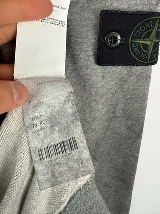 Grey Stone Island Dust Colour treatment sweatshirt
