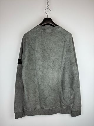 Grey Stone Island Dust Colour treatment sweatshirt