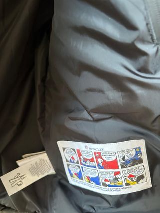 Moncler Piumino Batman Nero