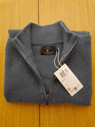 MO CASUAL Camisola Azul Tamanho M