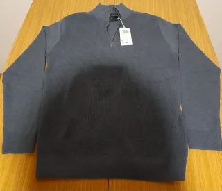 MO CASUAL Camisola Azul Tamanho M