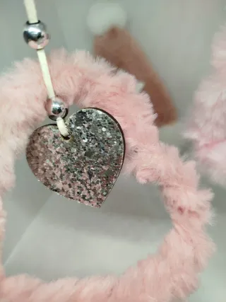 Cappello Babbo Natale Rosa Peluche