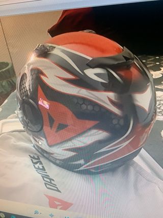 Casco Moto Dainese Rojo
