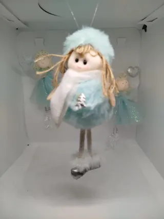 Decorazione Natalizia Angelo Azzurro