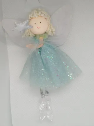 Decorazione Natalizia Angelo Azzurro