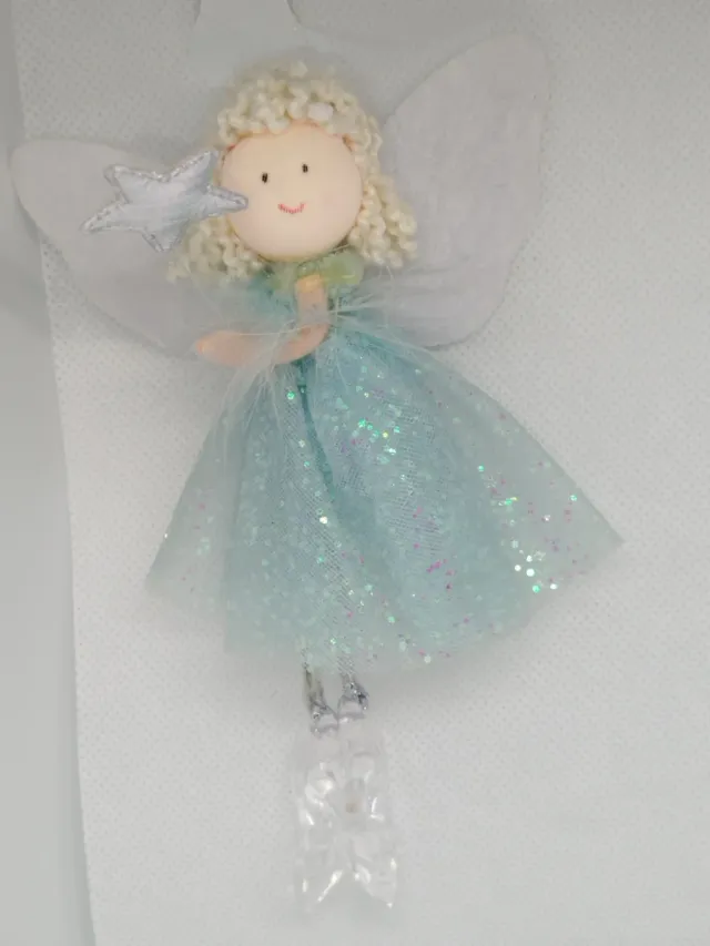Decorazione Natalizia Angelo Azzurro