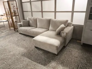 Sofá Chaise Longue Banak modelo Rabat Beige