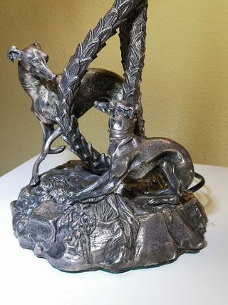 Lámpara Valenti Lévrier 50s 60s galgos palmeras