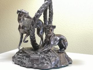 Lámpara Valenti Lévrier 50s 60s galgos palmeras