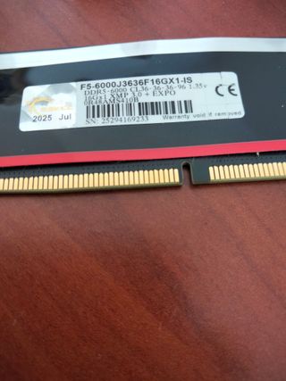 Memória RAM DDR5 GSkill 2x16GB