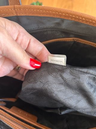 Bolso Michael Kors Negro Nylon Marrón