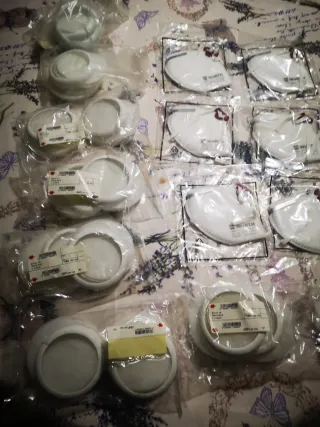 6 Mascarillas FFP2 + 2 Aros + Bolsas Pre-filtro