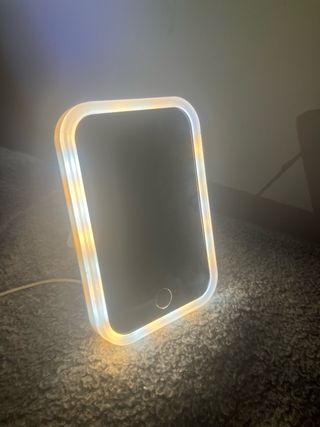 Espejo de tocador con luz LED