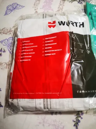 Mono y guantes de goma Wurth Talla L