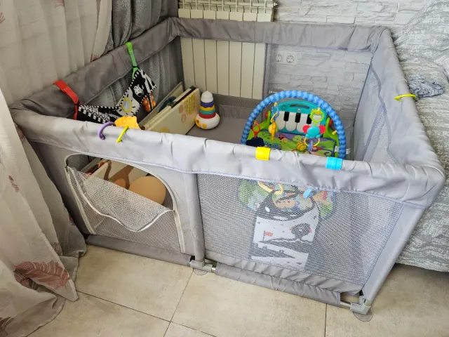 Parque infantil bebé 120x120 cm