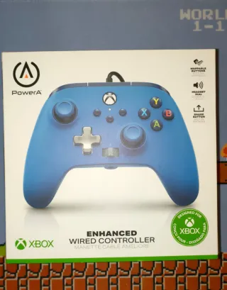 Mando PowerA Xbox Enhanced Wired Azul