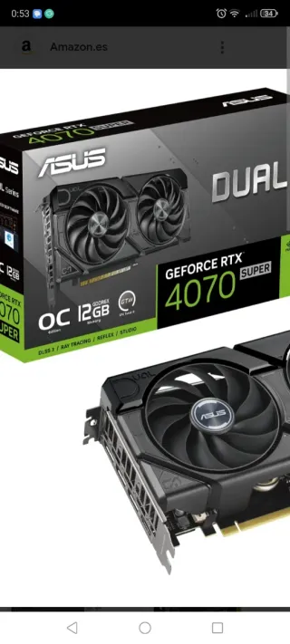 RTX 4070 Super OC 12GB ASUS