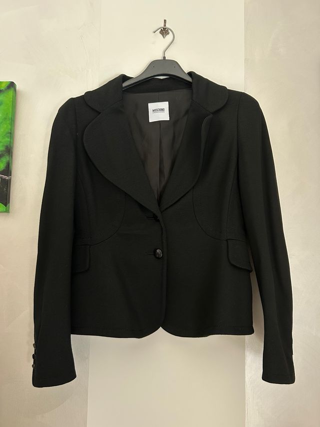 Blazer Moschino Negro Talla M