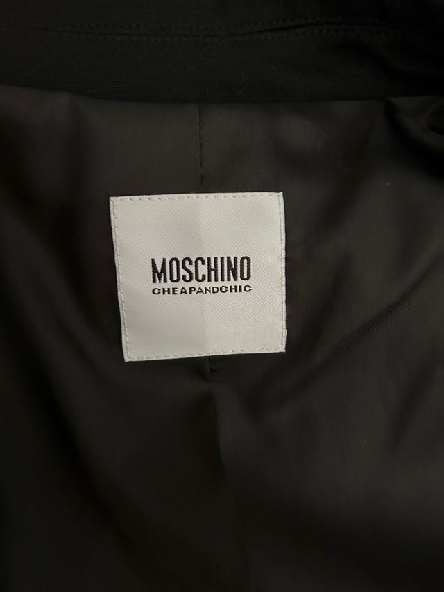 Blazer Moschino Negro Talla M