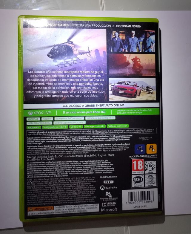 GTA V Xbox 360 Completo