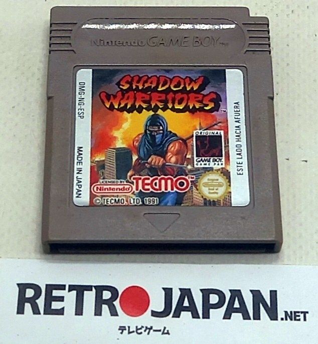 Shadow Warriors - Nintendo Game Boy DMG-NG-ESP