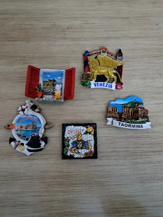 Set 5 Calamite souvenir Italia
