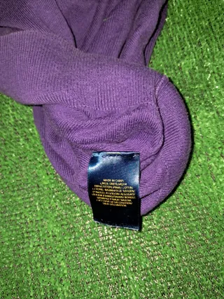 Maglione Polo Ralph Lauren Viola V-Neck