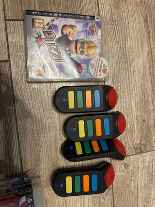 Juego Buzz PS3 + 4 mandos