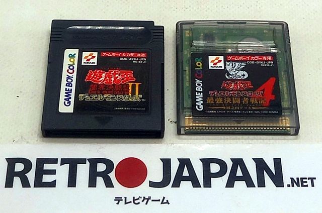 Lote 2 juegos Yu-Gi-Oh! Game Boy Color