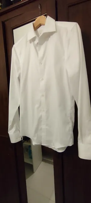 Camisa Calvin Klein Blanca Hombre