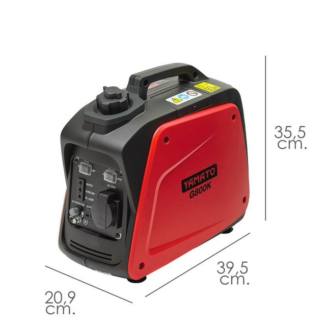 Gerador de gasolina inversor silencioso 0,8Kw/4T