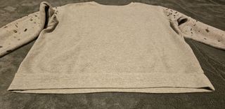 Felpa Pinko grigia con strass